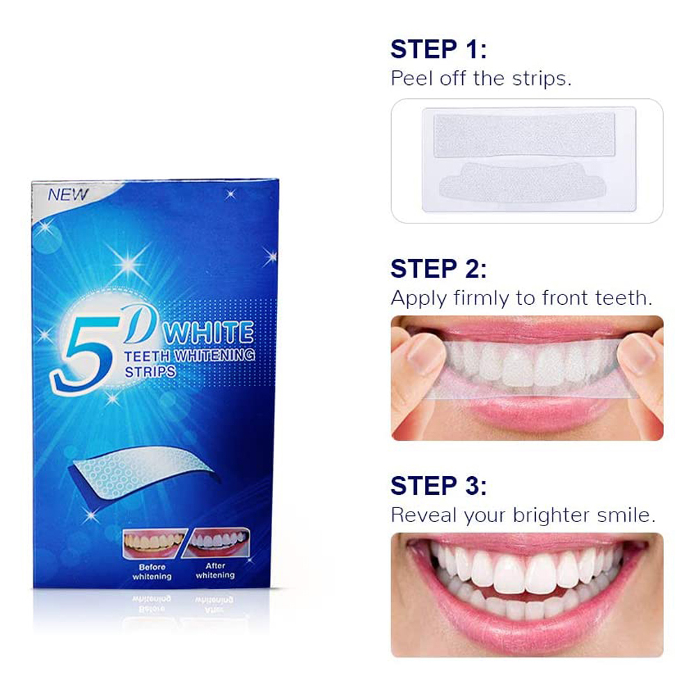 5D White Teeth Whitening Strip - Teeth Whitening Strips Crest recensie en prijs