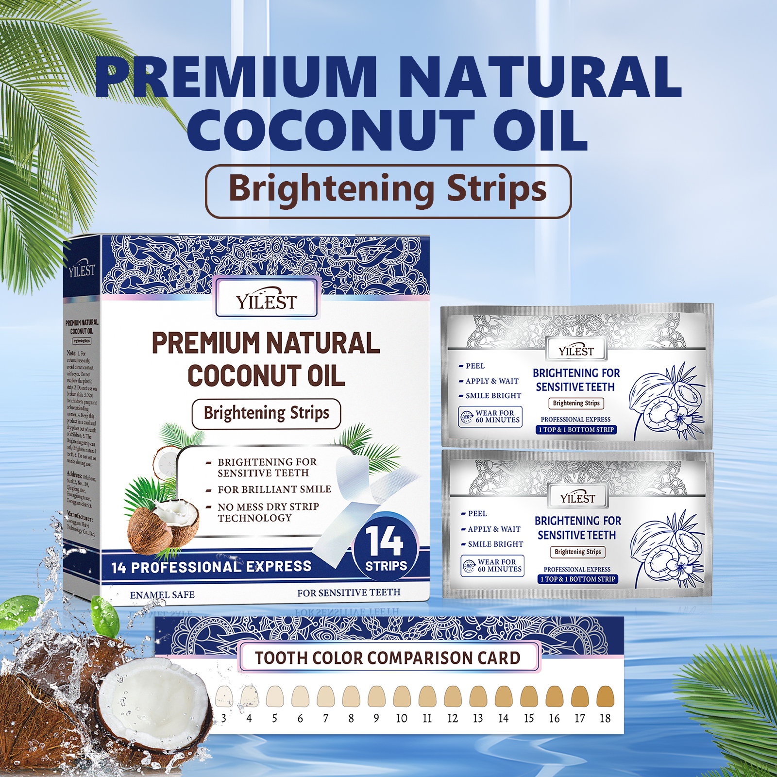 Teeth Whitening Strips 14pcs C - Teeth Whitening Strips Crest recensie en prijs